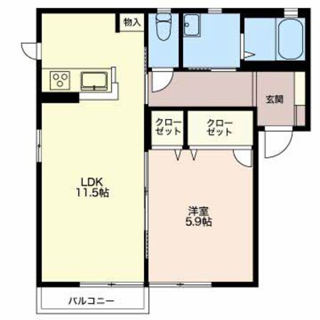 桑名駅 徒歩13分 2階の物件間取画像